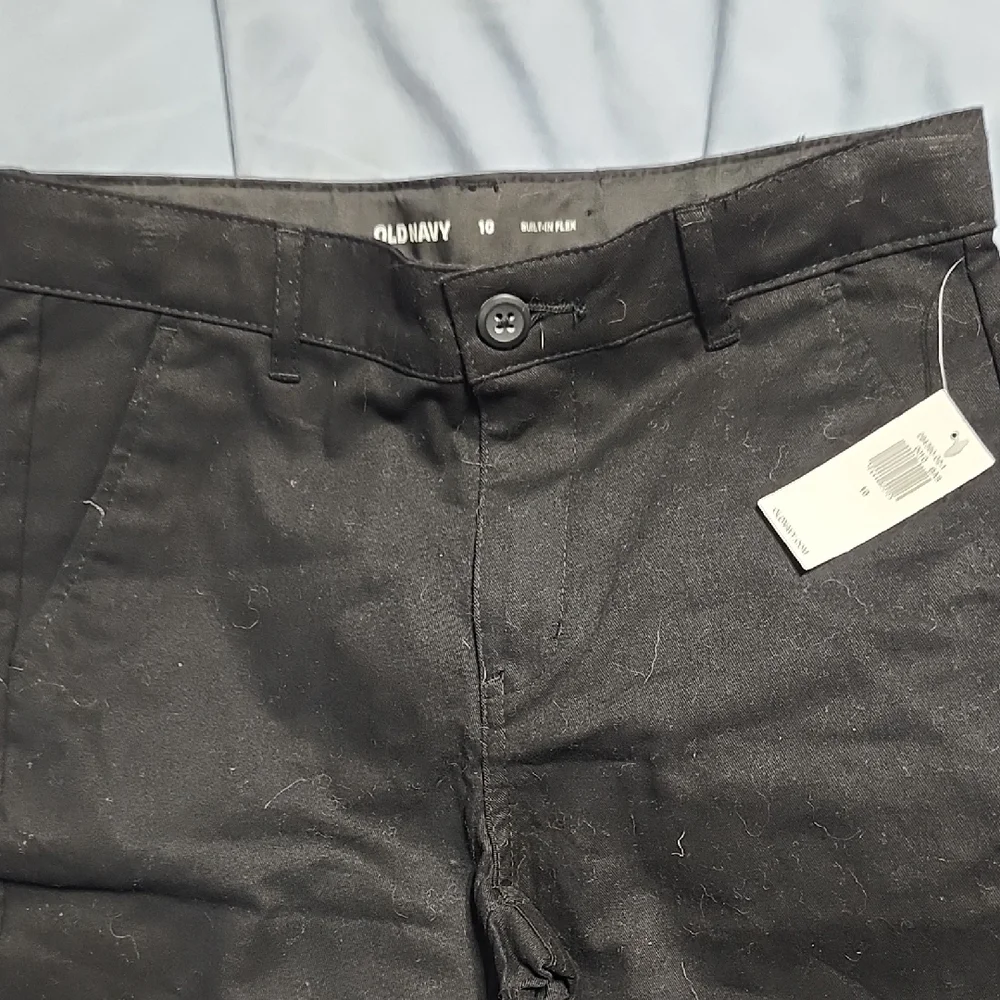 Old Navy Black Shorts with Adjustable Waist
